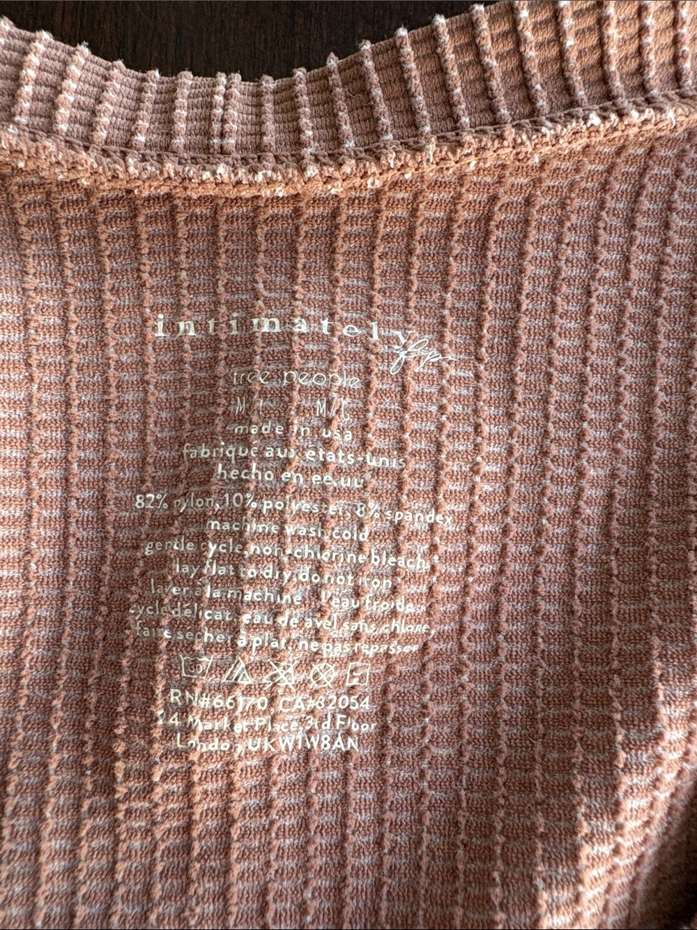 Free people intimately Ribbed V-Neck Tank Top in Taupe - Picture 2 of 4